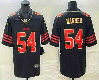 Men%27s San Francisco 49ers #54 Bobby Wagner White Gold Fashion Vapor Limited Stitched Jersey->san francisco 49ers->NFL Jersey